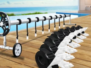 Aquabuddy Pool Cover Roller Attachment Swimming Pool Reel Straps Kit 8PCS
