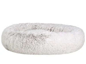 i.Pet Pet Bed Dog Cat 110cm Calming Extra Large Soft Plush White Brown