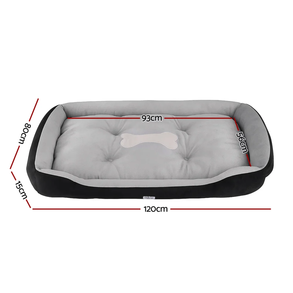 i.Pet Pet Bed Dog Bed Soft PP Cotton Mat Sleeping Comfy Cushion Washable Extra