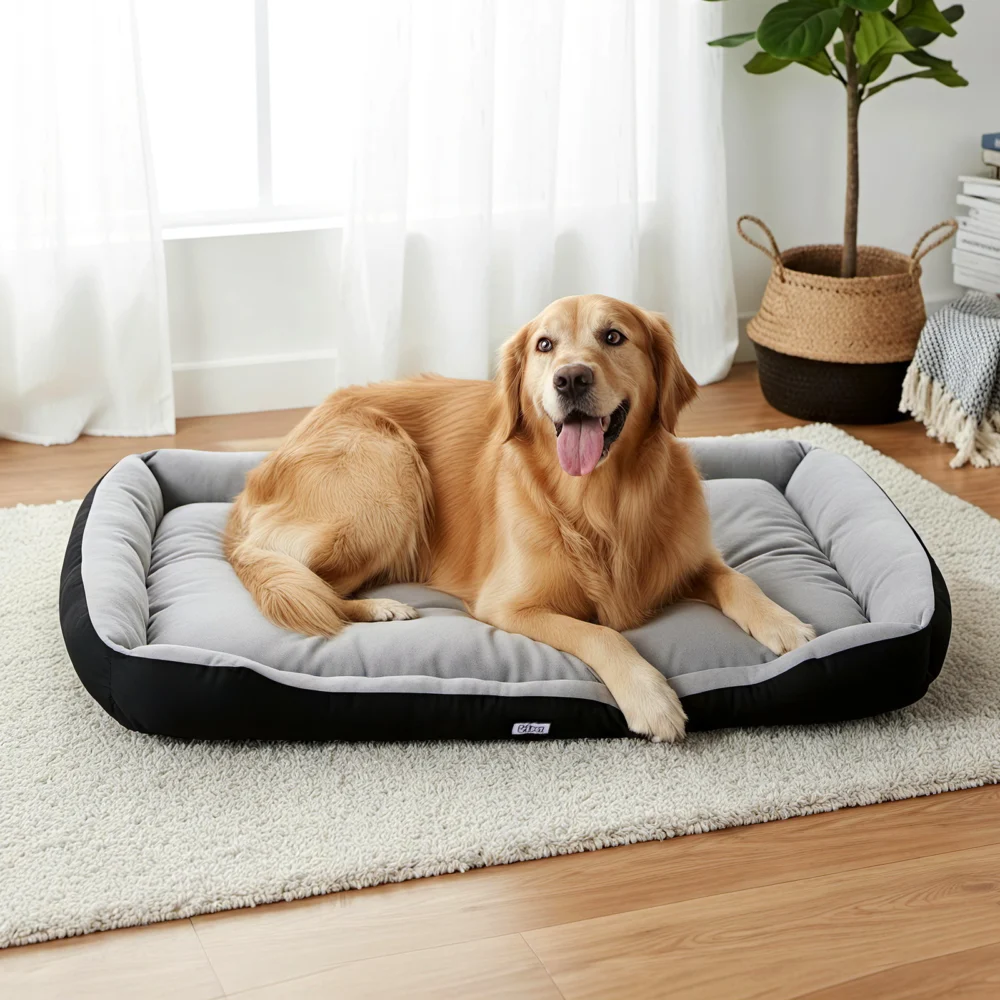 i.Pet Pet Bed Dog Bed Soft PP Cotton Mat Sleeping Comfy Cushion Washable Extra