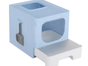 i.Pet Cat Litter Box Large Tray Kitty Toilet Enclosed Hooded Foldable Cat Litter