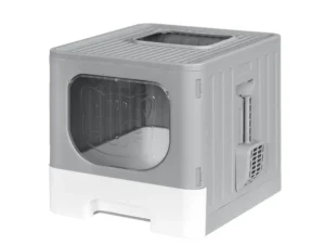 i.Pet Cat Litter Box Large Tray Kitty Toilet Enclosed Hooded Foldable Cat Litter