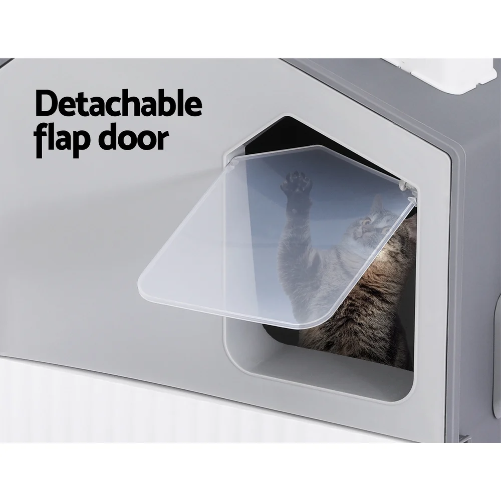 i.Pet Cat Litter Box Large Tray Kitty Toilet Enclosed Cat Litter Box Hooded