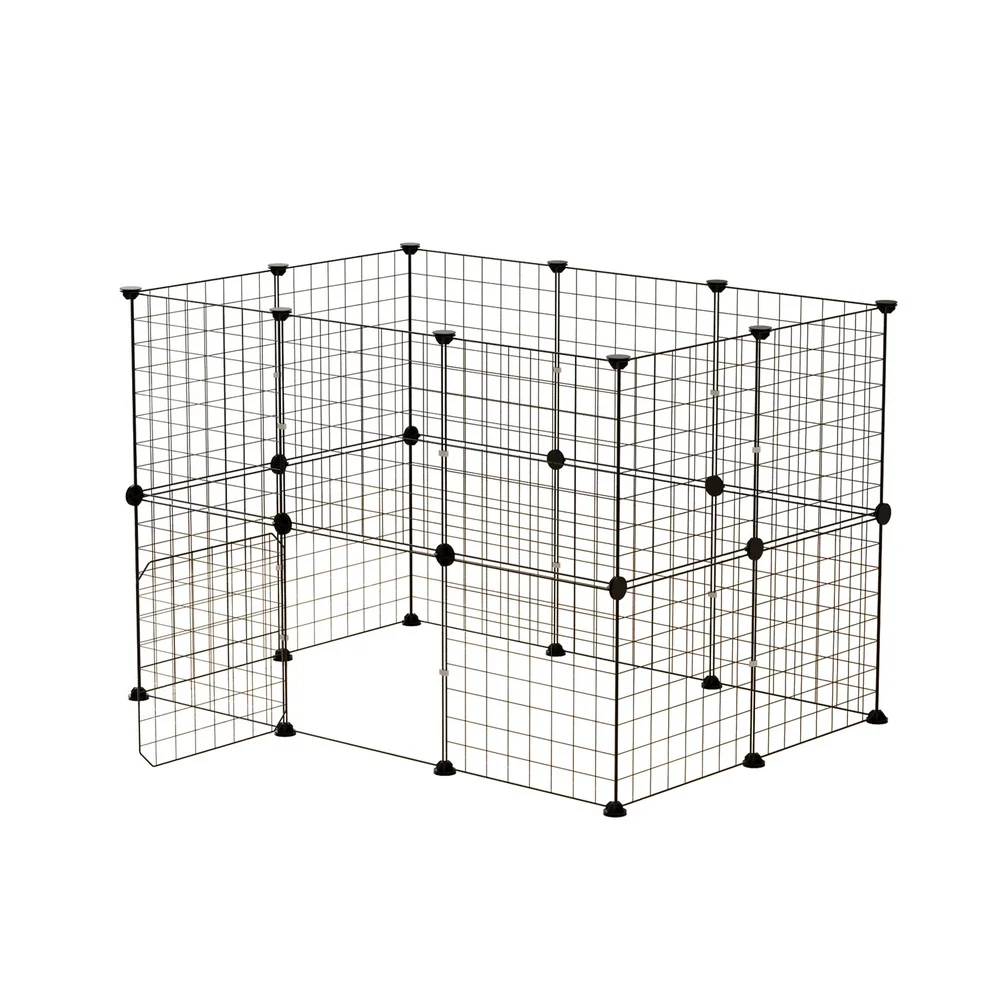 i.Pet Pet Dog Playpen Enclosure Cage 20 Panel Puppy Fence Play Pen Foldable