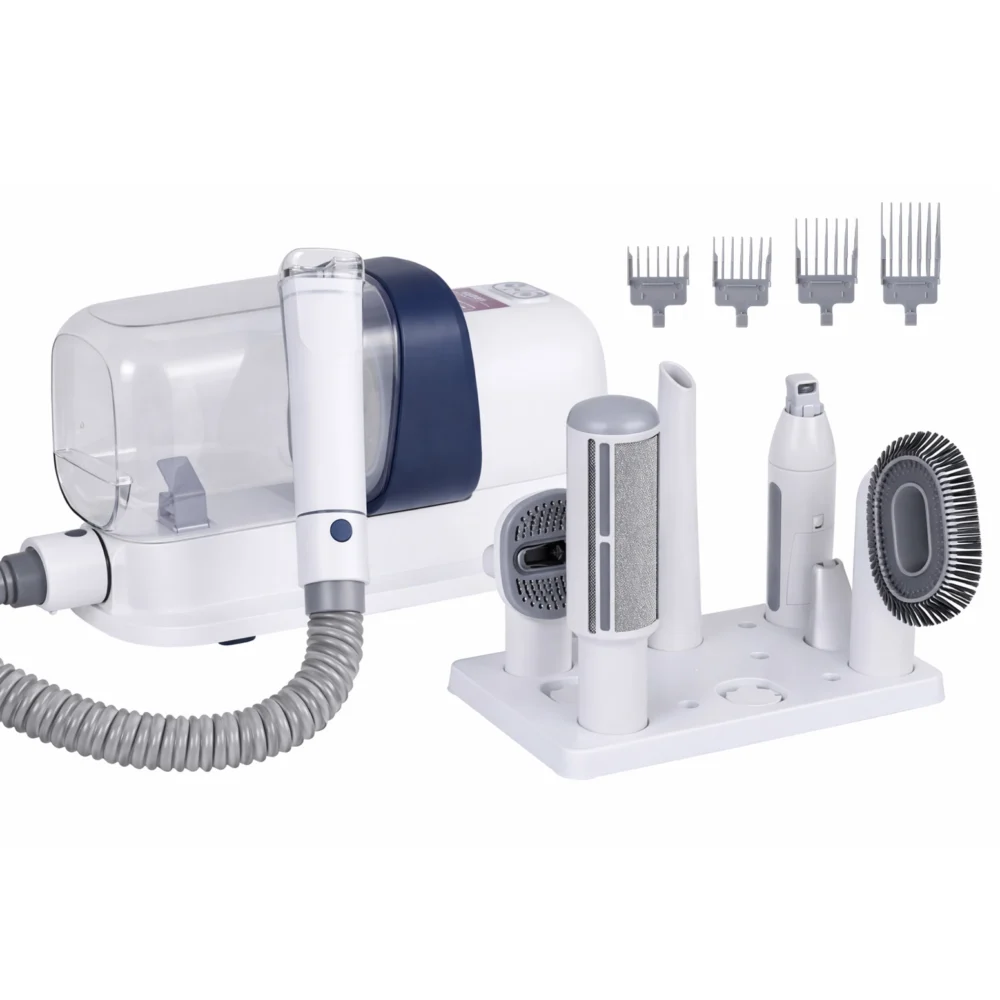 i.Pet Pet Grooming Kit Vacuum Dog Cat Hair Dryer Remover Clipper Brushes