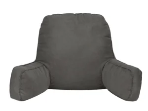 Giselle Reading Pillow Back Rest Lumbar Support Cushion Grey