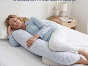 Giselle Bedding Cooling Pregnancy Pillow Adjustable Maternity Pillow for