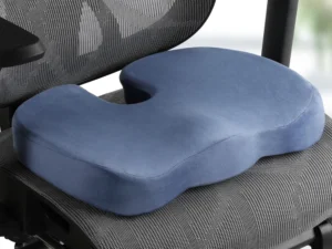 Giselle Bedding Seat Cushion Memory Foam Pillow Back Pain Relief Chair Pad Blue