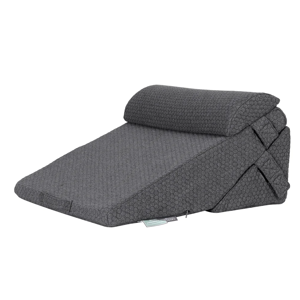 Giselle Bedding Adjustable Wedge Pillow Grey