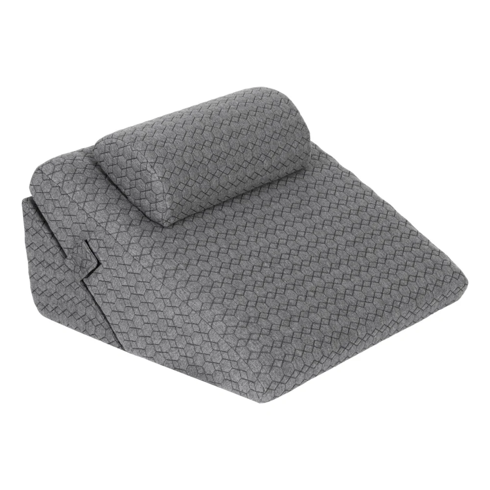 Giselle Bed Wedge Pillow for Headboard, Egg Gel Solves Night Sweats, Triangle