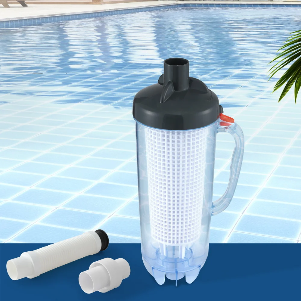 Aqua Buddy Pool Leaf Canister Cleaner Suction Catcher In-ground Swimming Pools