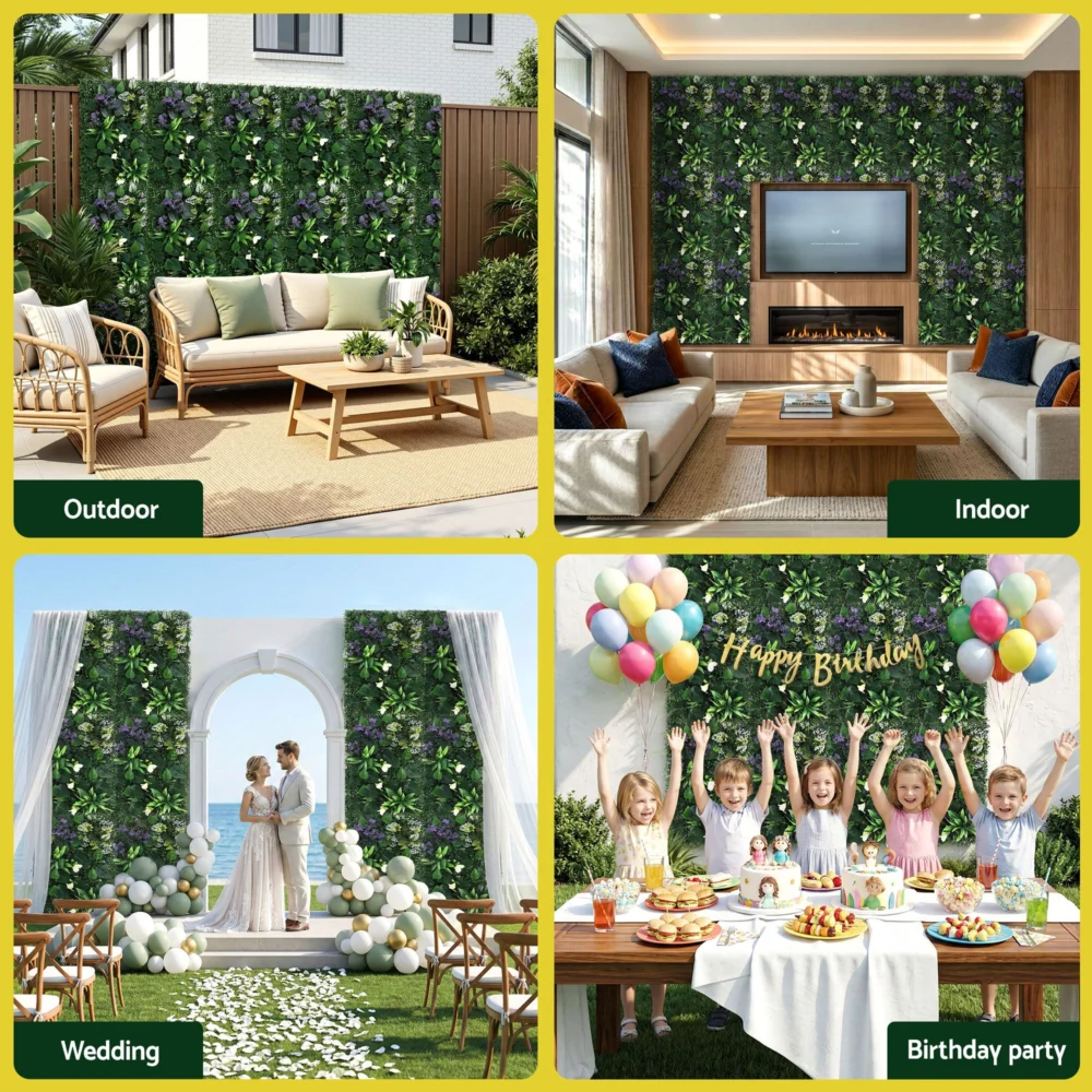 Gardeon 4PCS Artificial Plant Wall Panels 40X60CM Boxwood Panel Hedge Grass