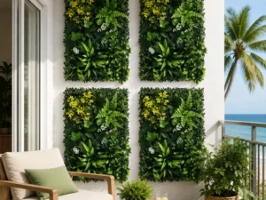 Gardeon 4PCS Artificial Plant Wall Panels 40X60CM Boxwood Panel Backyard Hedge