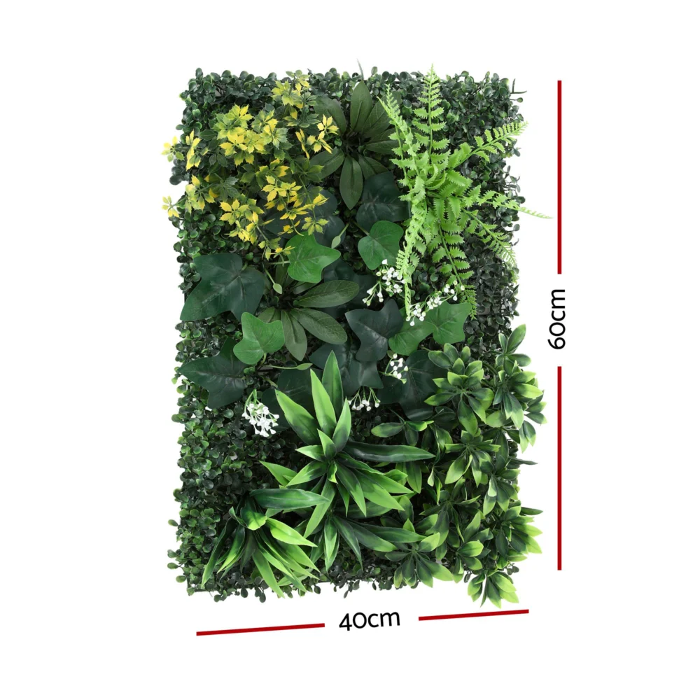 Gardeon 4PCS Artificial Plant Wall Panels 40X60CM Boxwood Panel Backyard Hedge