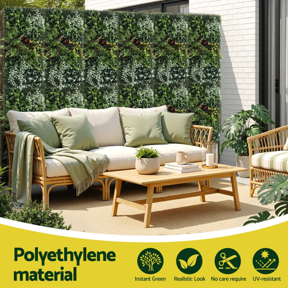 Gardeon Artificial Plant Wall Panels 50X100CM Boxwood Panel Hedge Grass Backdrop