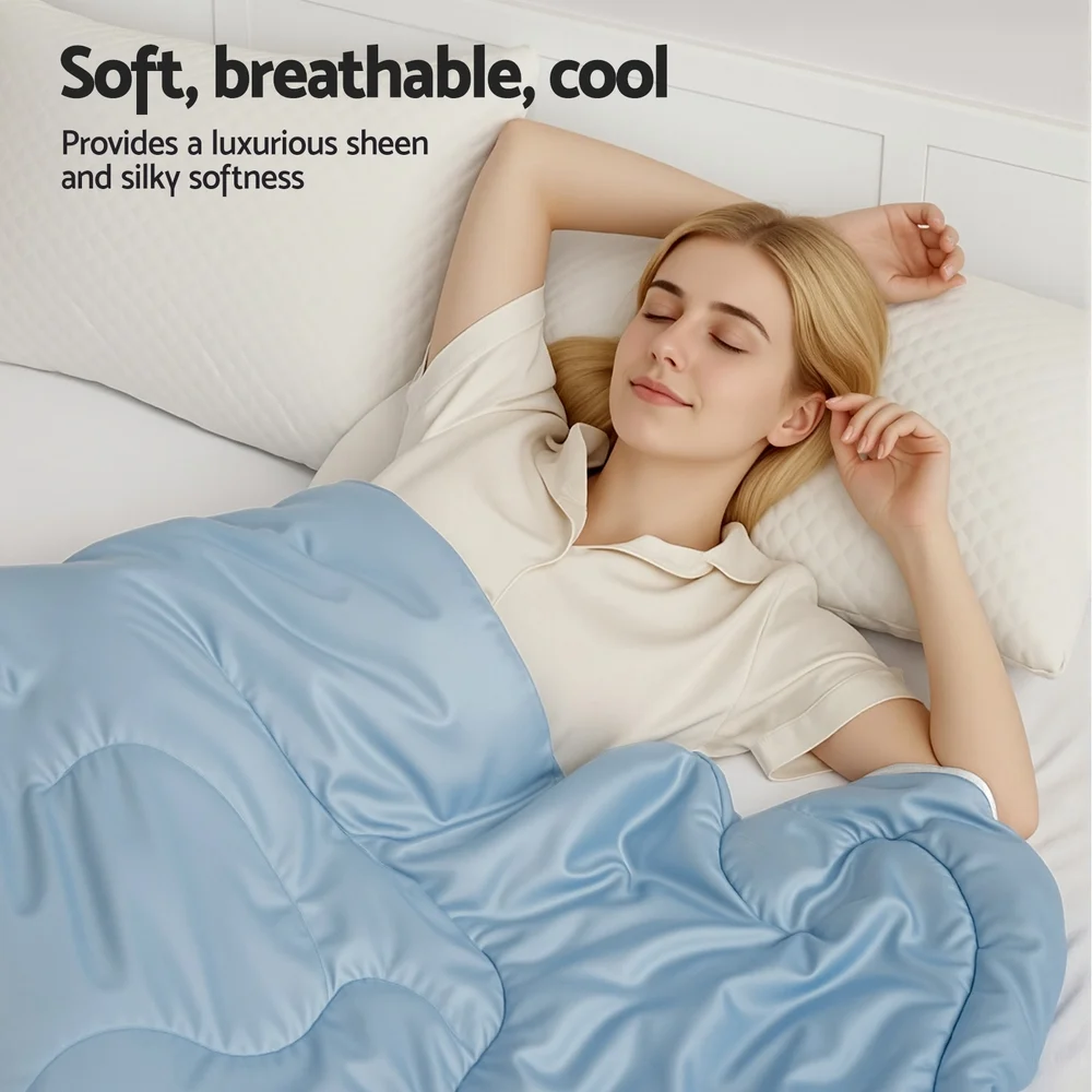 Giselle Tencel Quilt 200GSM Summer Quilts Comforter Doona Light Weight Soft
