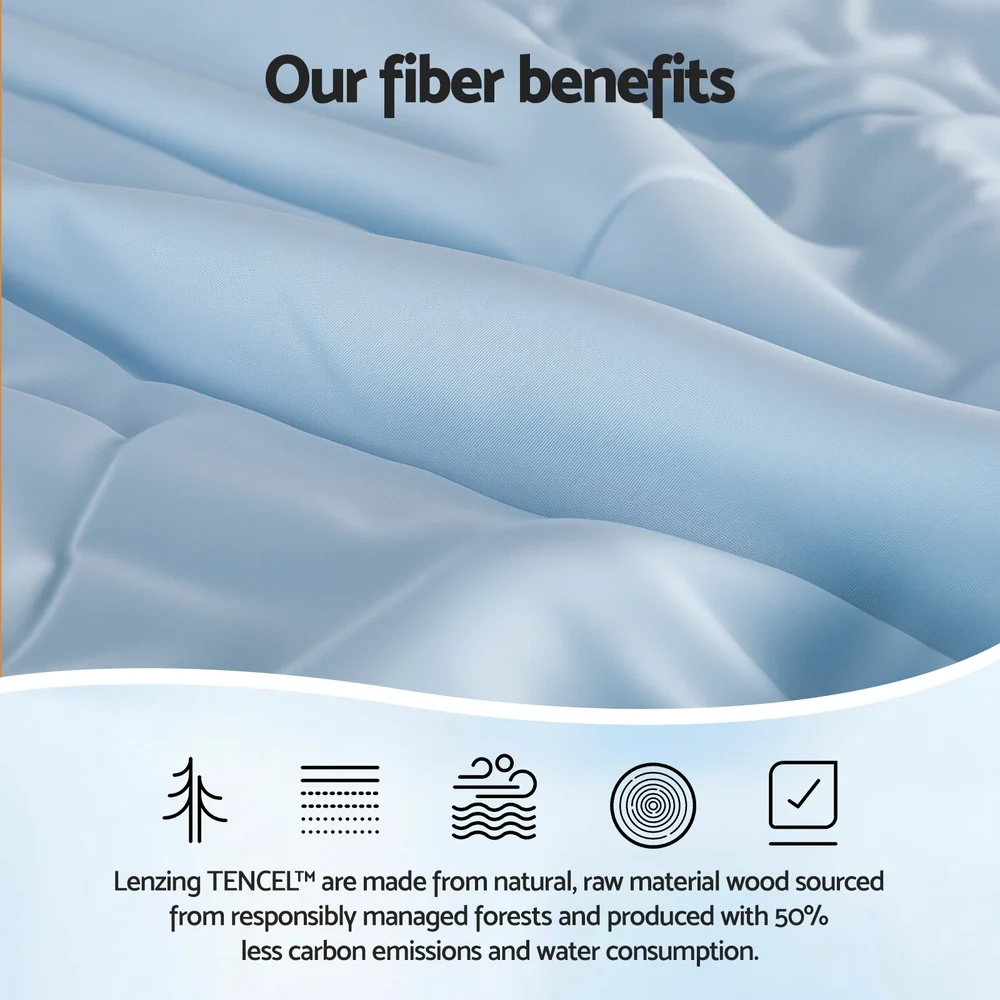 Giselle Tencel Quilt 200GSM Summer Quilts Comforter Doona Light Weight Soft