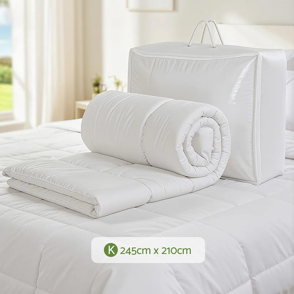 Giselle Bedding 200GSM Bamboo Quilt Summer Quilts All Season Doona Duvet