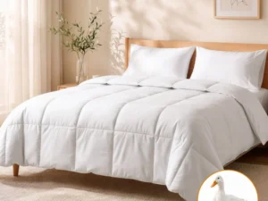Giselle Bedding Queen Quilt, 200GSM Summer Duck Down Feather Doona Insert