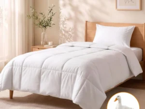 Giselle Bedding Single Quilt, 200GSM Summer Duck Down Feather Doona Insert