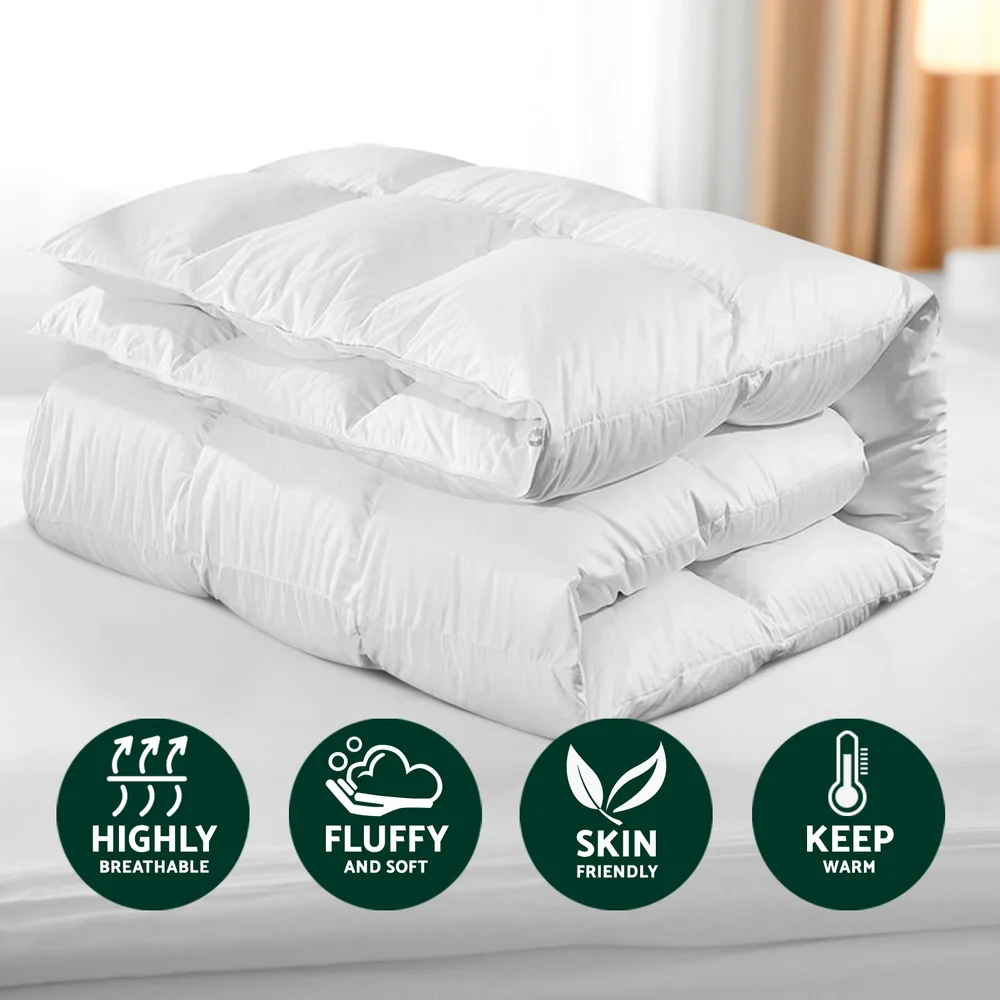 Giselle Bedding 800GSM Goose Down Feather Quilt Winter Blanket Duvet Comforter