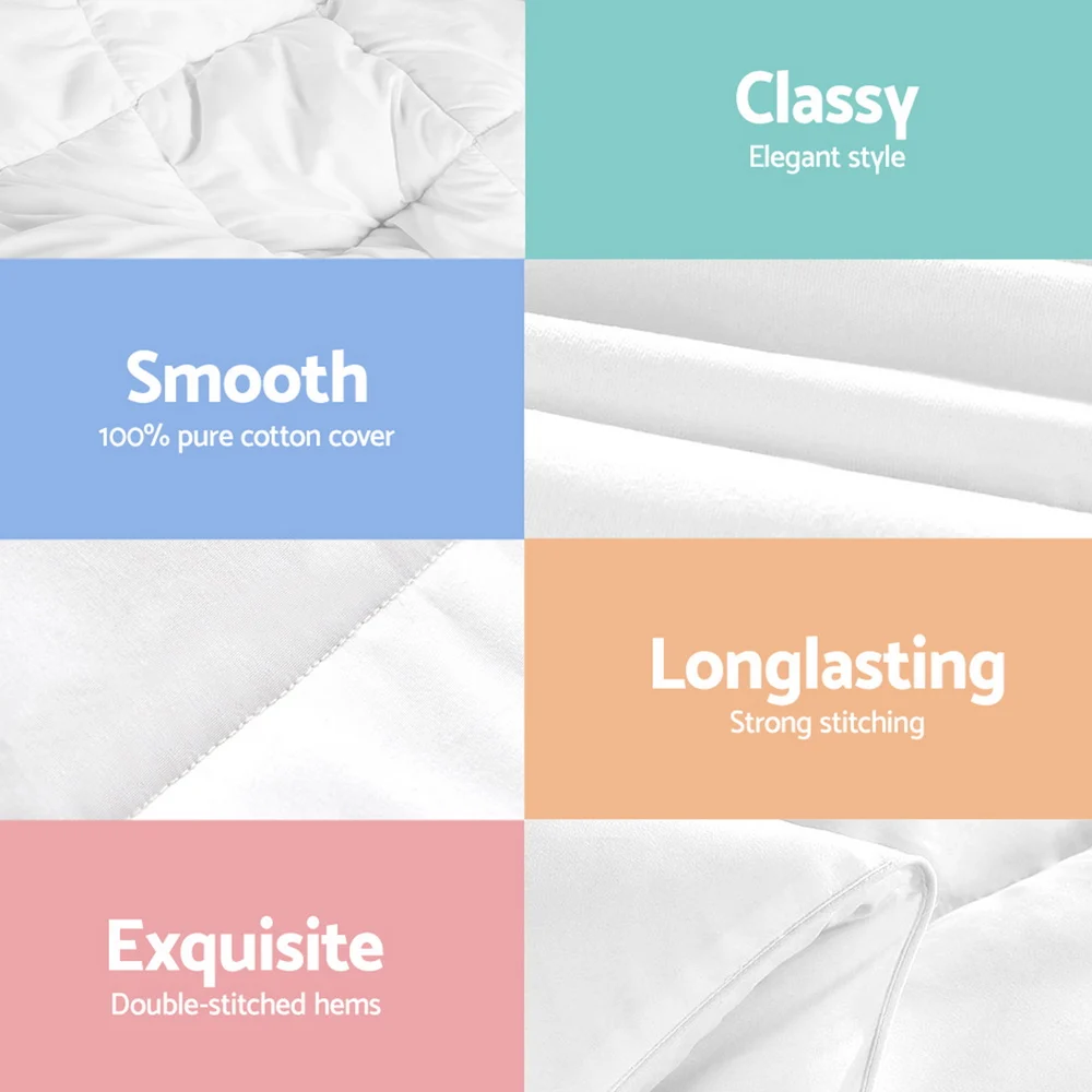 Giselle Bedding 800GSM Goose Down Feather Quilt Winter Blanket Duvet Comforter