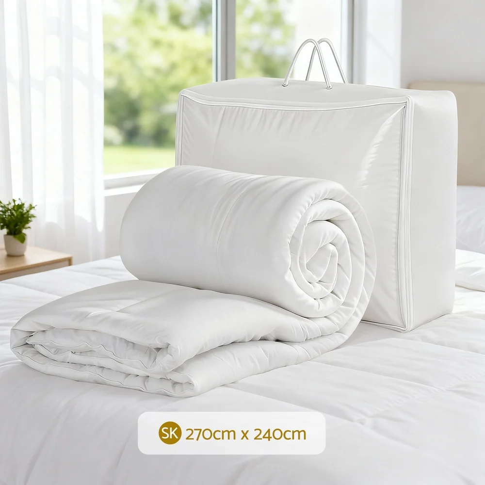 Giselle Bedding Super King Size 400GSM Microfiber Quilt All Season Duvet Quilts