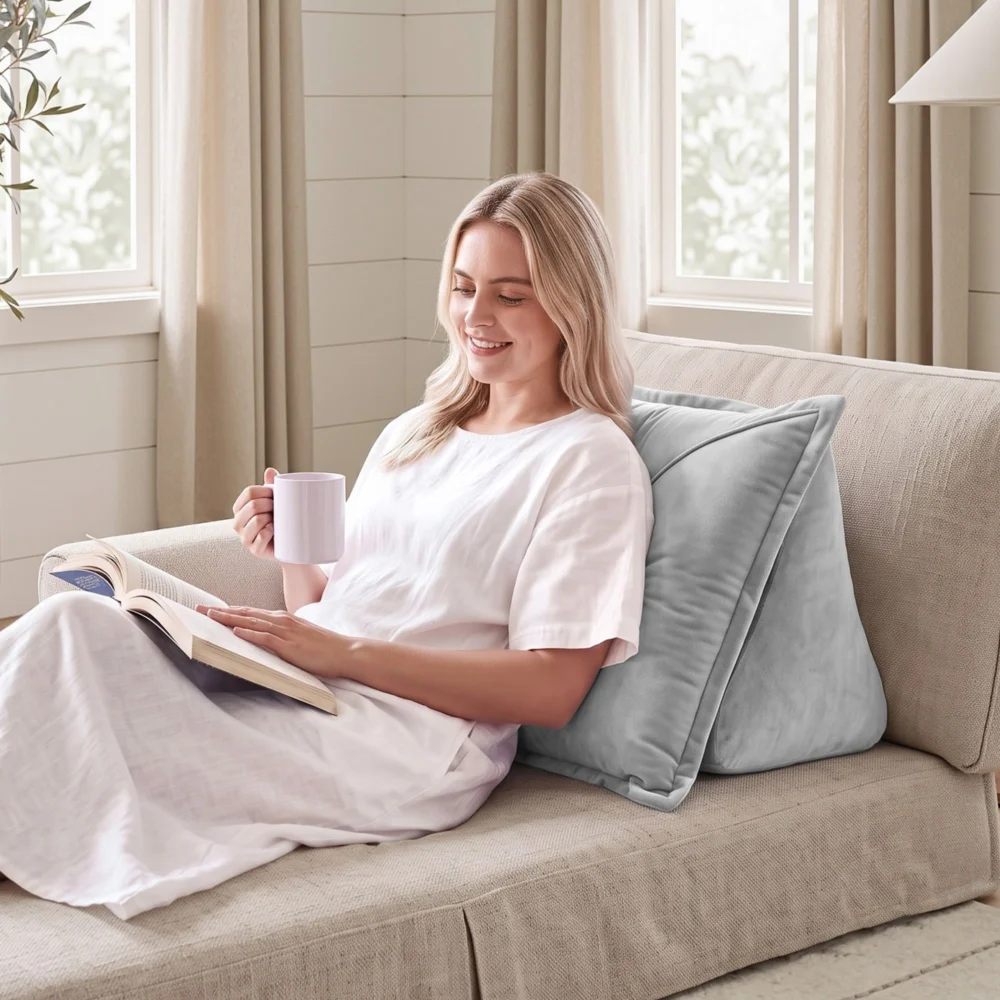 Giselle Bedding Back Pillow for Sitting in Bed, No-Collapse 25D High-Density