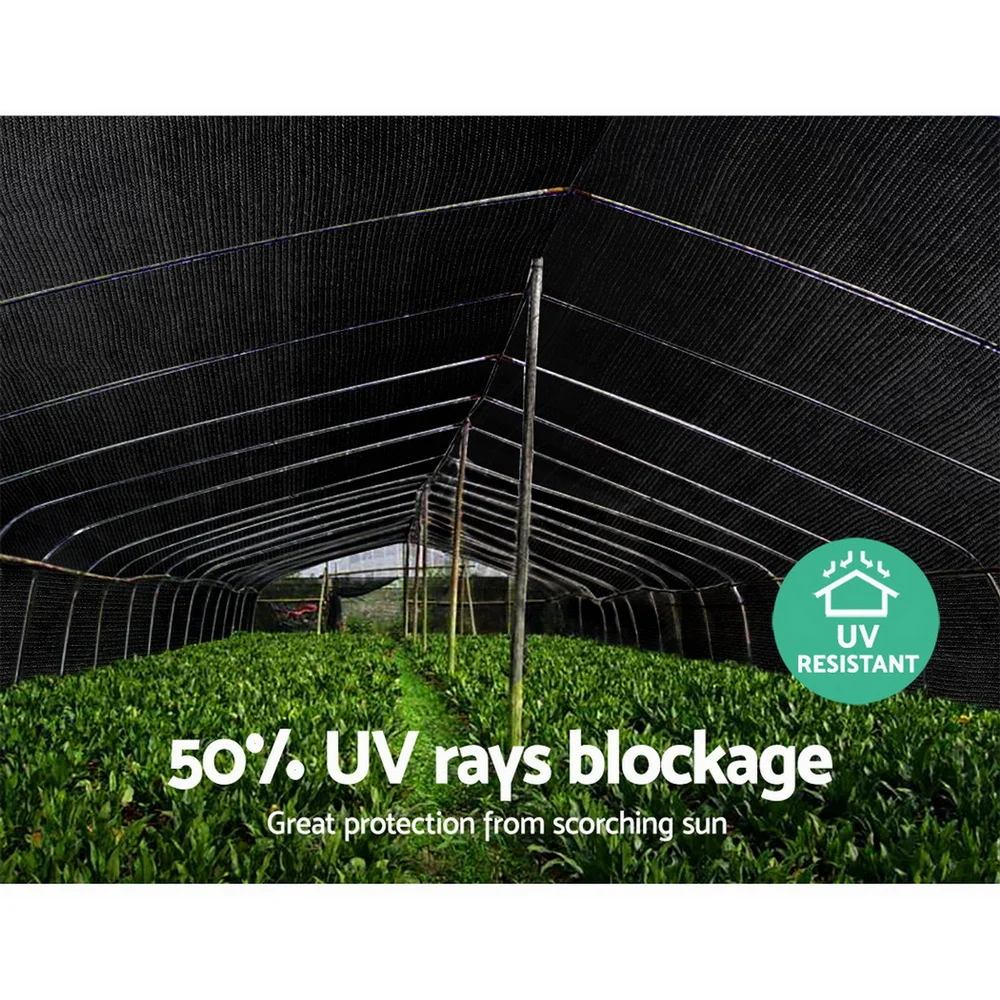 Instahut 50% Shade Cloth 1.83x20m Shade Cloth Sail Heavy Duty Shadecloth Garden