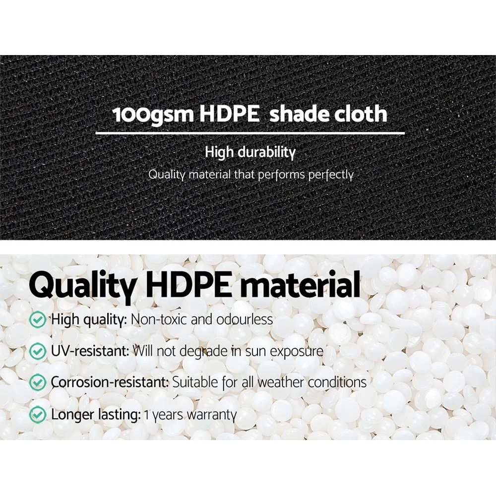 Instahut 50% Shade Cloth 1.83x20m Shade Cloth Sail Heavy Duty Shadecloth Garden