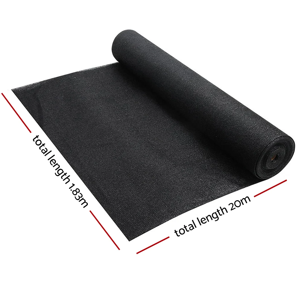 Instahut 50% Shade Cloth 1.83x20m Shade Cloth Sail Heavy Duty Shadecloth Garden