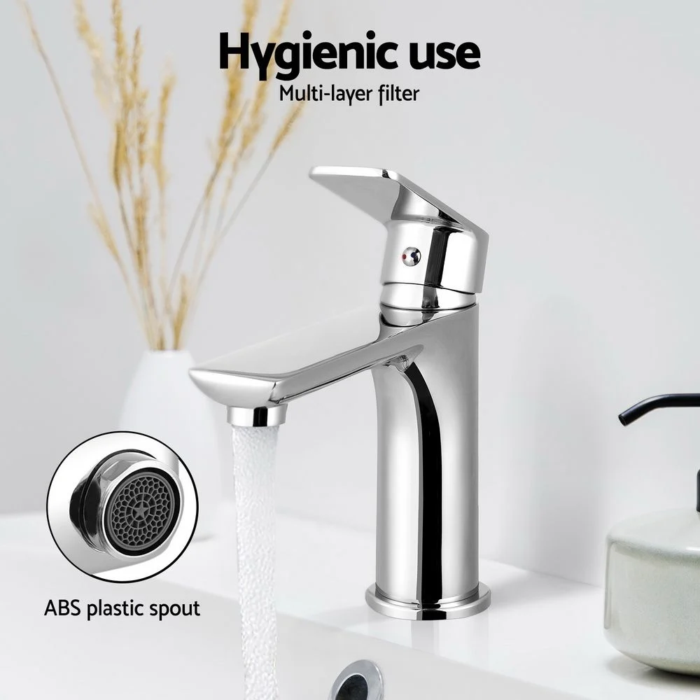 Cefito Bathroom Basin Mixer Tap Brass Faucet Vanity Laundry Sink Chrome