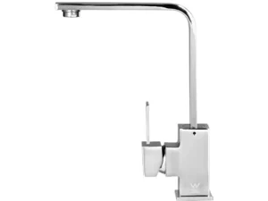 Cefito Kitchen Mixer Tap Mixer Square Sink Faucet Basin Laundry Chrome