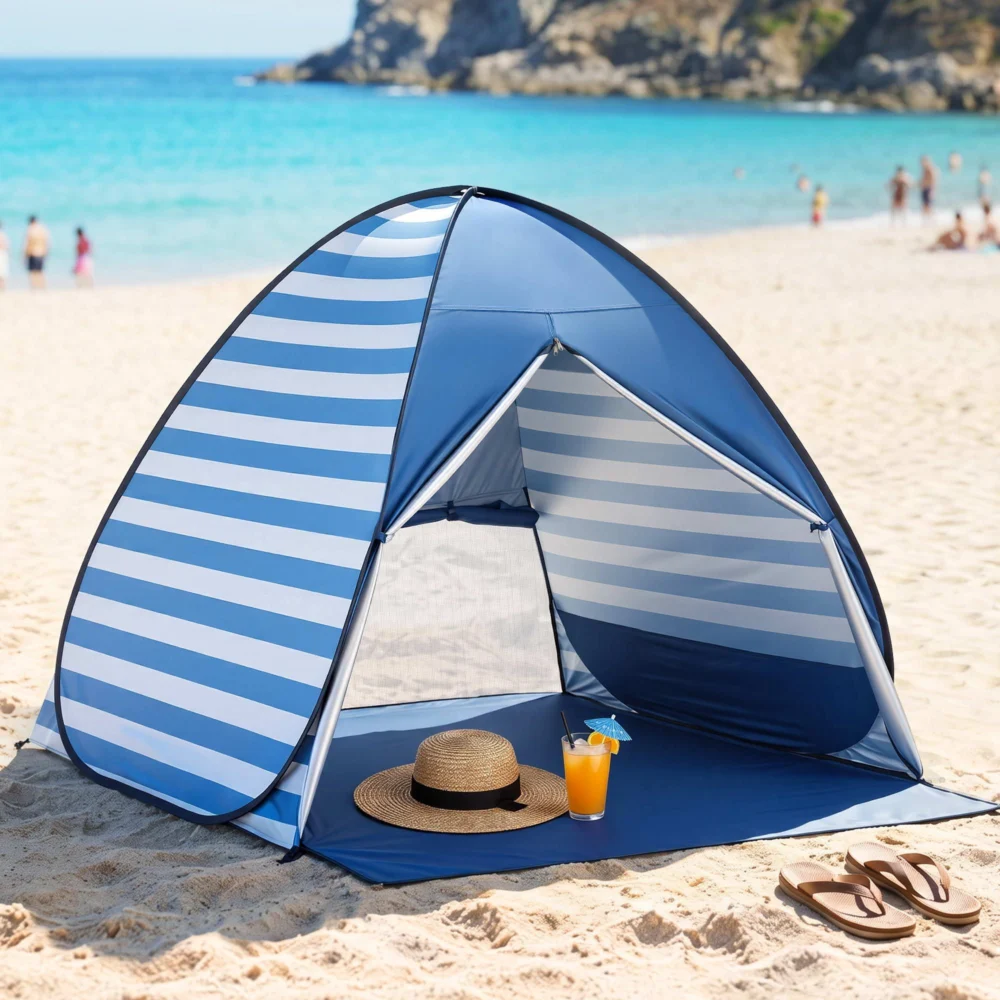 Weisshorn Pop Up Beach Tent UPF50+ Sun Shade 2-3 Person Lightweight