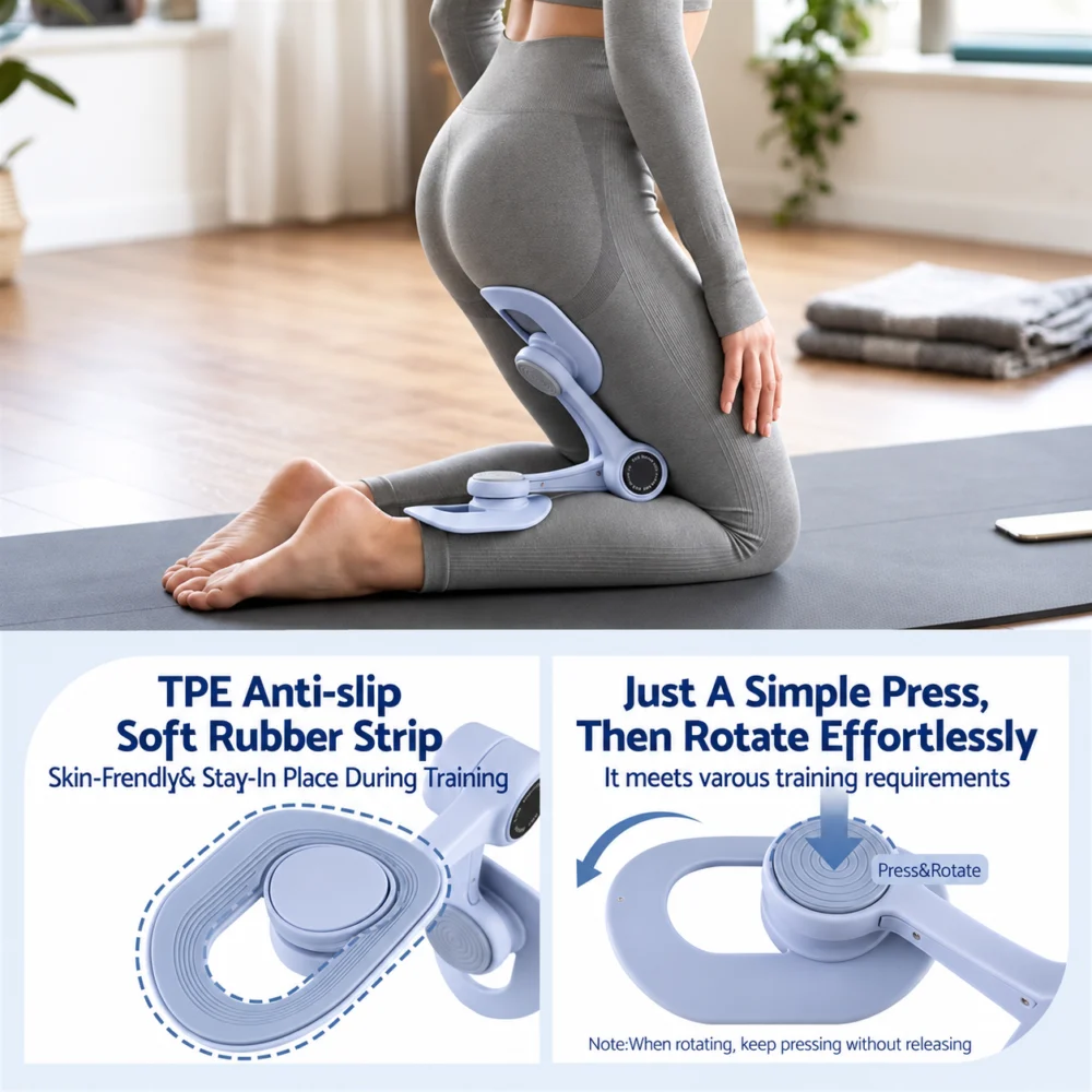 Everfit Thigh Master Pelvic Floor Muscle Exercise Trainer Devices for Women Blue