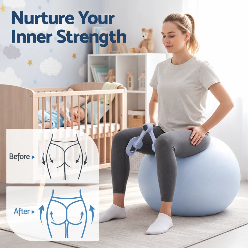 Everfit Thigh Master Pelvic Floor Muscle Exercise Trainer Devices for Women Blue