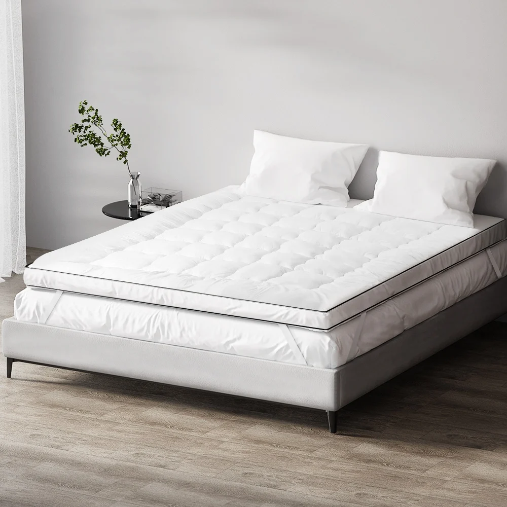 Giselle Bedding Pillowtop Mattress Topper 5cm Thick Mattress Pad for Back Pain