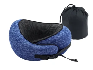 Wanderlite Travel Pillows for Airplanes Ergonomic Memory Foam Neck Pillow