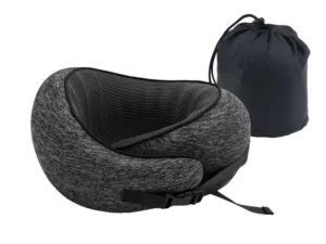 Wanderlite Travel Pillows for Airplanes Ergonomic Memory Foam Neck Pillow