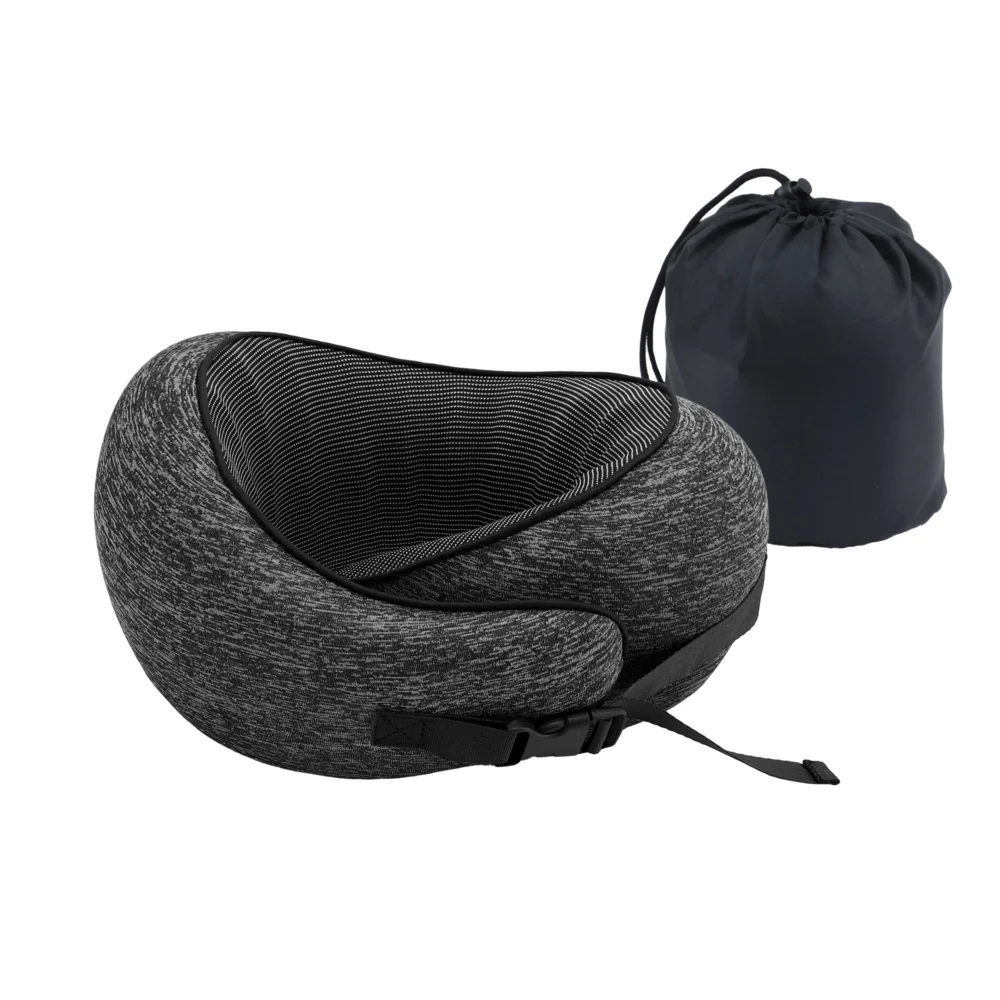 Wanderlite Travel Pillows for Airplanes Ergonomic Memory Foam Neck Pillow