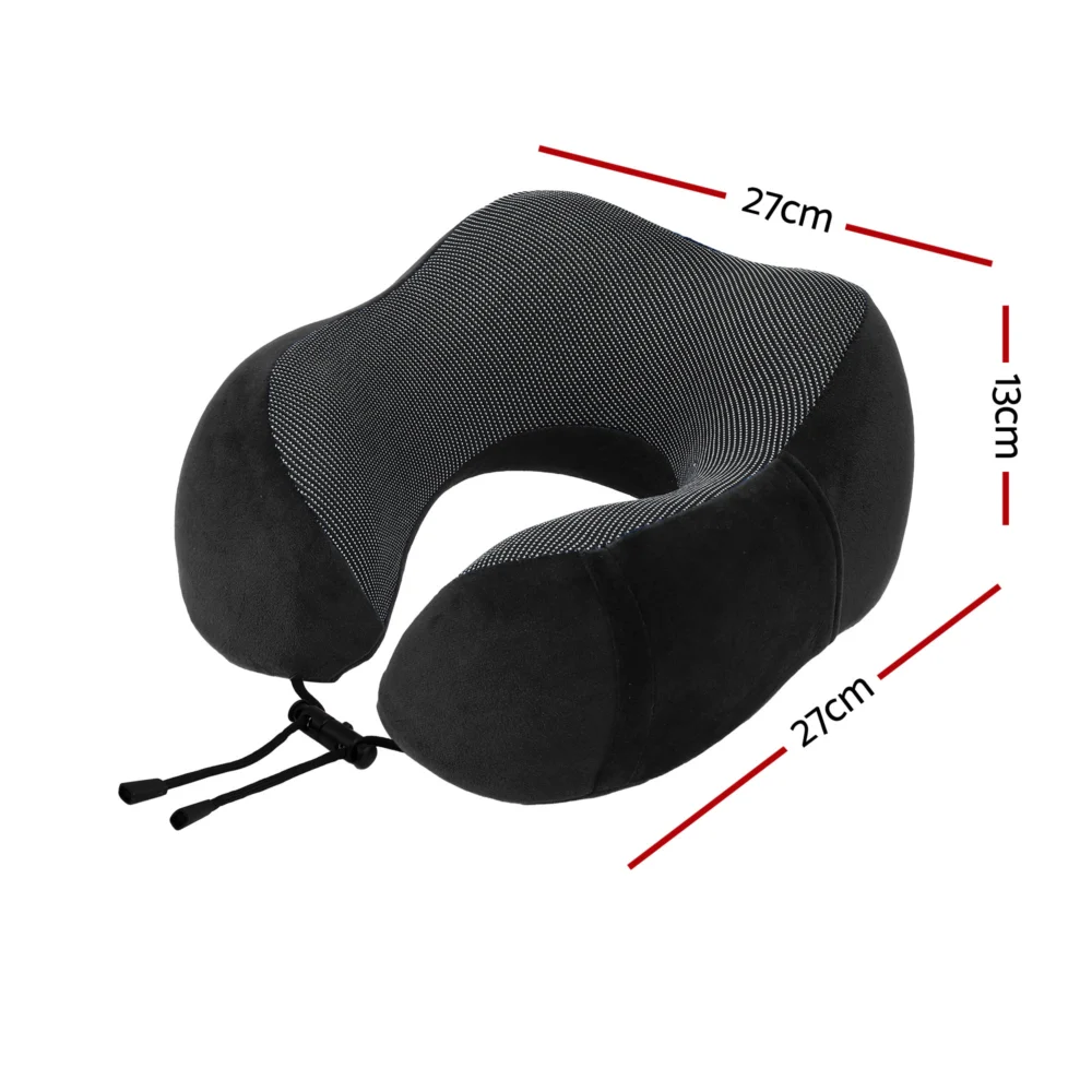 Wanderlite Travel Pillow for Airplanes Memory Foam Neck Pillows for Traveling