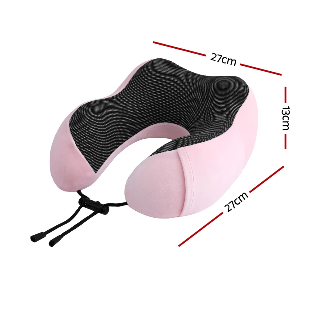Wanderlite Travel Pillow for Airplanes Memory Foam Neck Pillows for Traveling