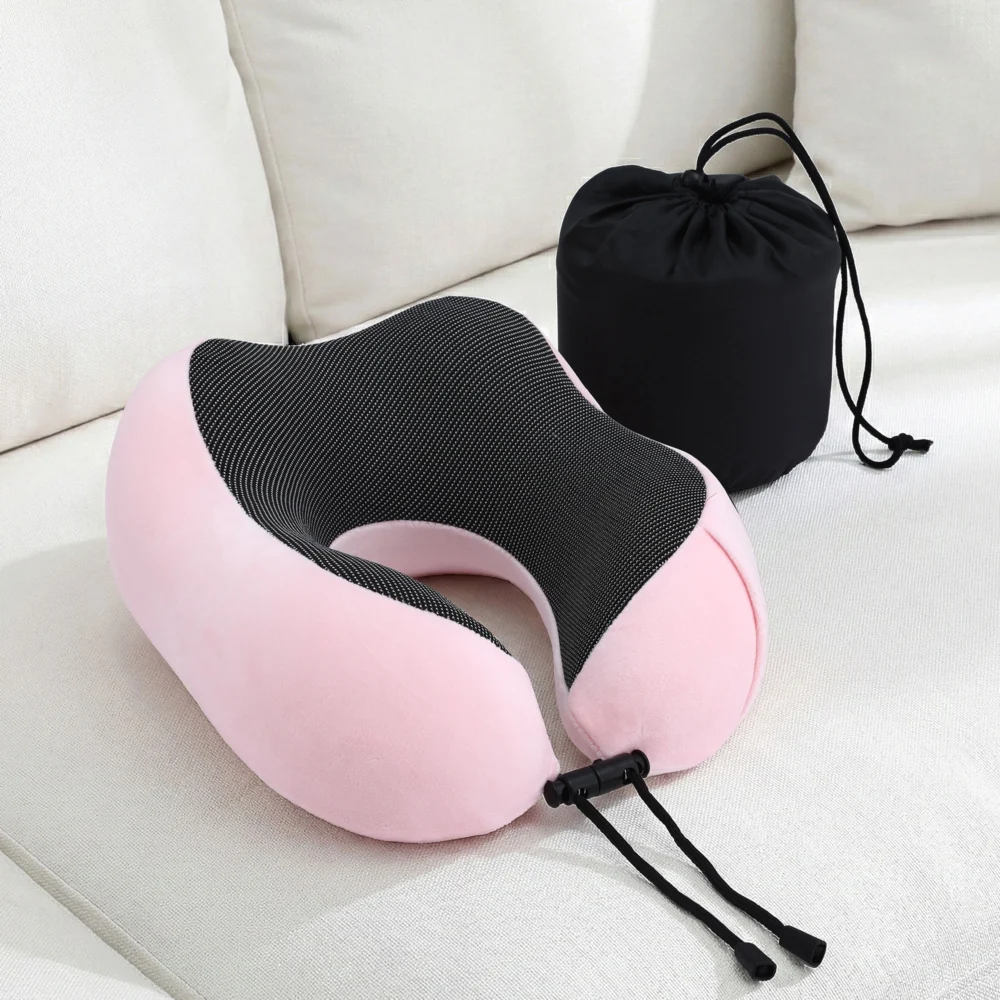 Wanderlite Travel Pillow for Airplanes Memory Foam Neck Pillows for Traveling