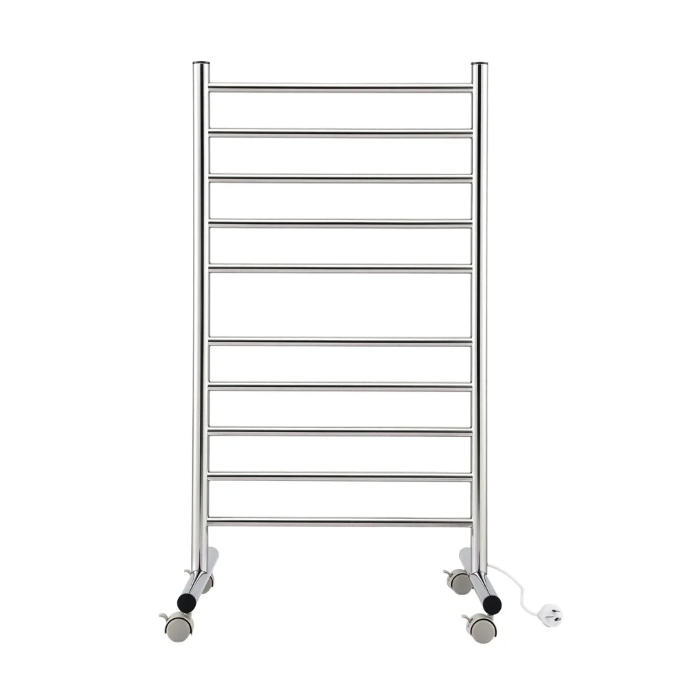 Devanti 10-Bar Freestanding Heated Towel Rail 3-5 Mins Fast Heating Electric