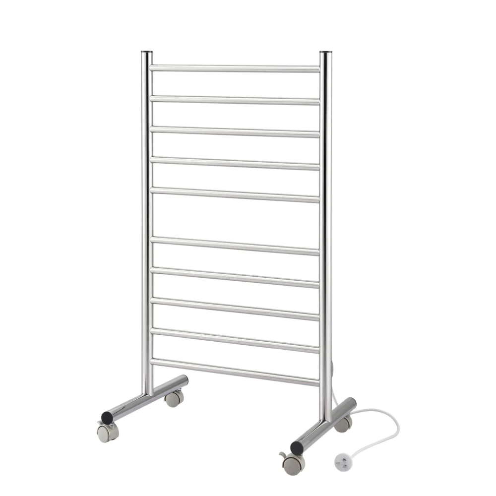 Devanti 10-Bar Freestanding Heated Towel Rail 3-5 Mins Fast Heating Electric