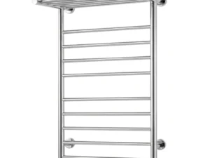 Devanti Electric Heated Towel Rail Rack 14 Bars Wall Mounted Clothes Dry Warmer