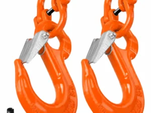 1.12T Sling Hook & Hammerlock Kit, 2 Sets Heavy Duty Trailer Safety Chain Hooks