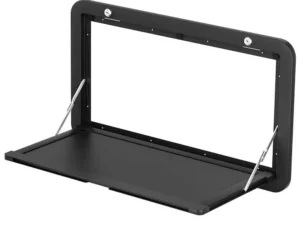 Aumerage Aluminium Folding Caravan Table – Lockable, Space-Saving Portable Table