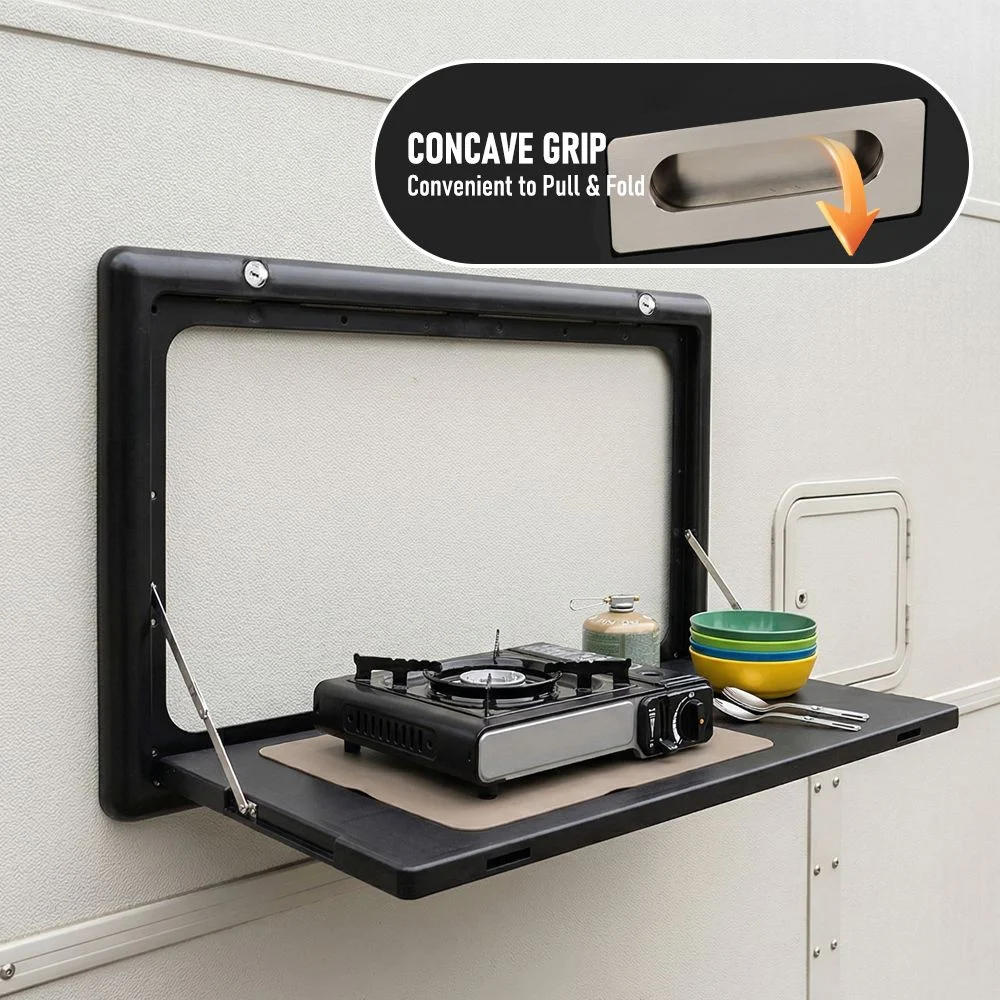 Folding Caravan Table – Lockable Space-Saving Portable Table for Camper
