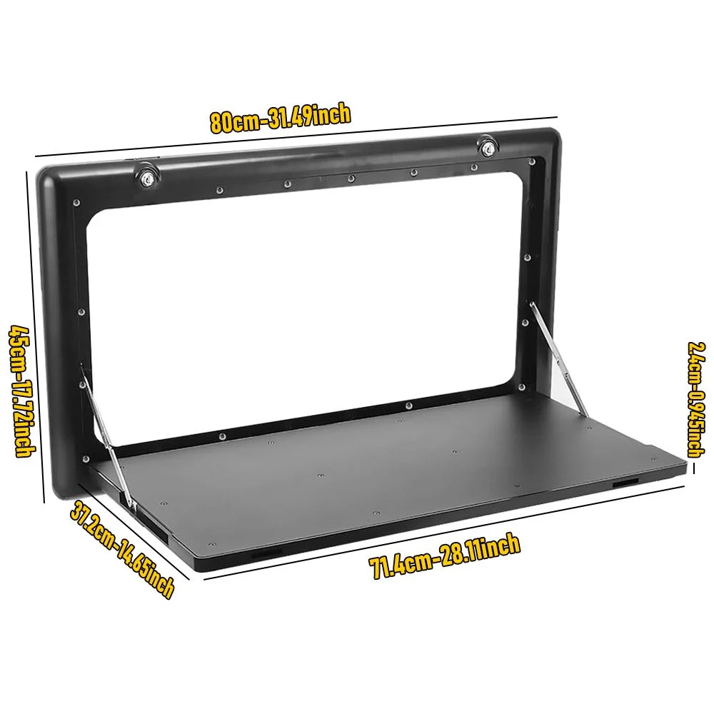 Folding Caravan Table – Lockable Space-Saving Portable Table for Camper